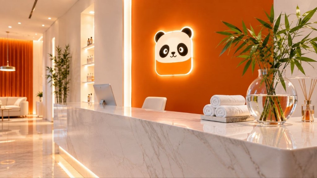Ресепшен салона FACE WASH BEAR